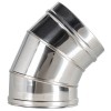 Convesa Twin Wall Flue 125mm Elbow 45°